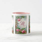 MUG ROSES ROSES ROSES ET JASMINES MONOGRAMME FLORAL (Centre)