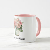 Mug Roses roses roses florales (Devant droit)