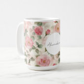 Mug Roses roses roses roses rousses romantiques Floral (Devant gauche)
