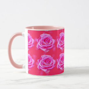 Mug Roses Roses Roses Roses Sur Bouche Rose, Bouge De