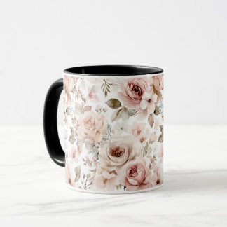Mug roses roses tendres