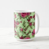 Mug Roses roses victoriennes (Devant droit)