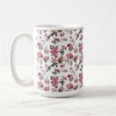 Mug Roses roses vintage (Gauche)