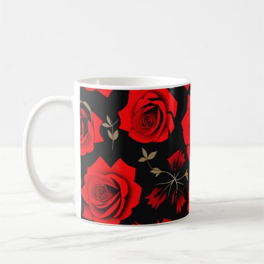 Mug Roses rouges (Gauche)