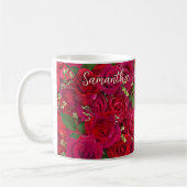 Mug Roses rouges de la Saint-Valentin avec message per (Gauche)