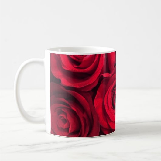 Mug Roses rouges de passion (Gauche)