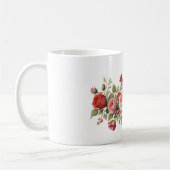 Mug Roses rouges et roses (Gauche)
