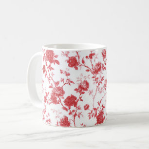 Mug Roses Rouges Floral