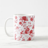 Mug Roses Rouges Floral (Gauche)