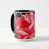 Mug Roses rouges romantiques (Devant gauche)