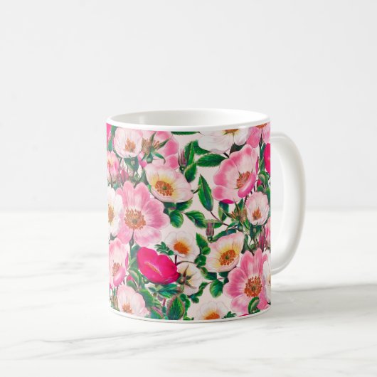 Mug Roses sauvages (Devant droit)