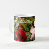 Mug Roses trempés Personnalisés (Devant gauche)
