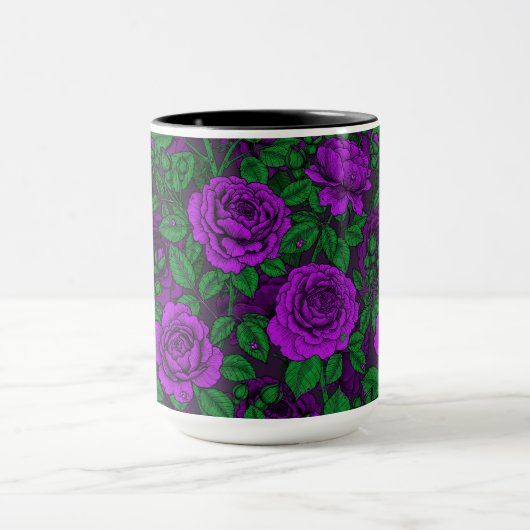 Mug Roses violets (Centre)