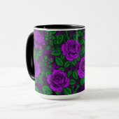 Mug Roses violets (Devant gauche)