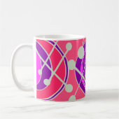 Mug Roses, violettes, oranges (Gauche)