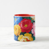Mug Roses vives et colorées (Centre)