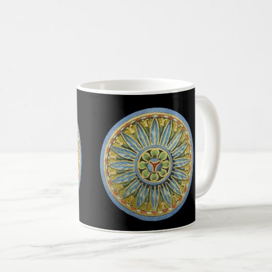 Mug Rosette architecturale antique n° 2 (Devant droit)