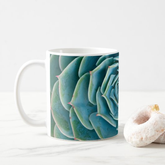 Mug Rosette d'Echeveria, Jardin Secret de Marrakech (Avec donut)