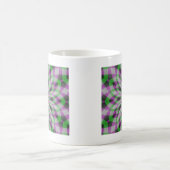 Mug Rosettes de Noël en violet, vert et noir (Centre)