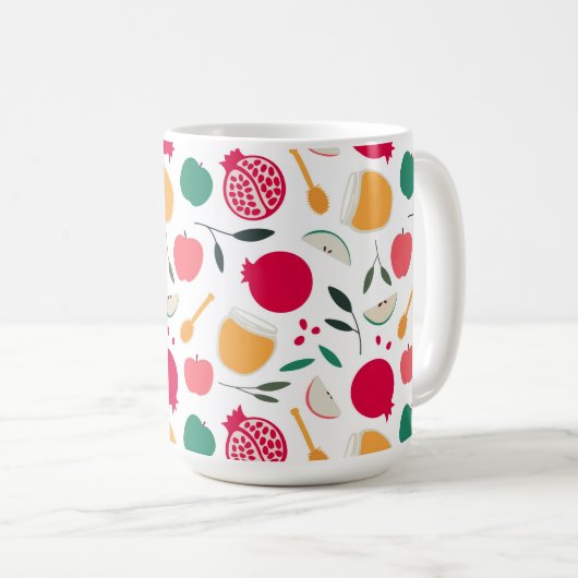 Mug Rosh Hashanah (Devant droit)