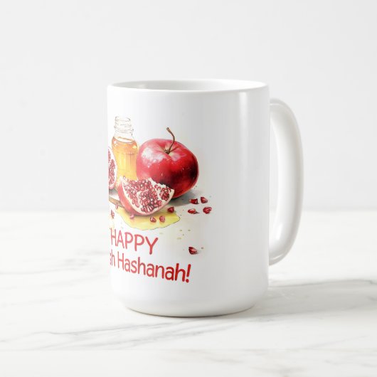 Mug Rosh Hashanah (Devant droit)