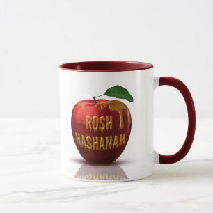 Mug Rosh Hashanah Juif Nouvel An Honey Apple