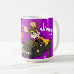 Mug Rosie et Jimmy jouant de la musique