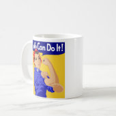 Mug Rosie la conception graphique de rivoir (Devant gauche)