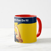 Mug Rosie la riveteuse | Musique | Personnaliser (Devant droit)