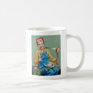 Mug Rosie le Riveter fait du fromage rôti