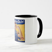 Mug Rosie le Riveter : Une femme forte pour l'autonomi (Devant droit)