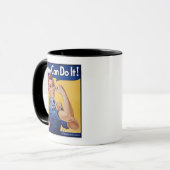 Mug Rosie le Riveter : Une femme forte pour l'autonomi (Devant gauche)