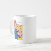 Mug Rosie le rivoir nous pouvons le faire ! Points (Devant gauche)