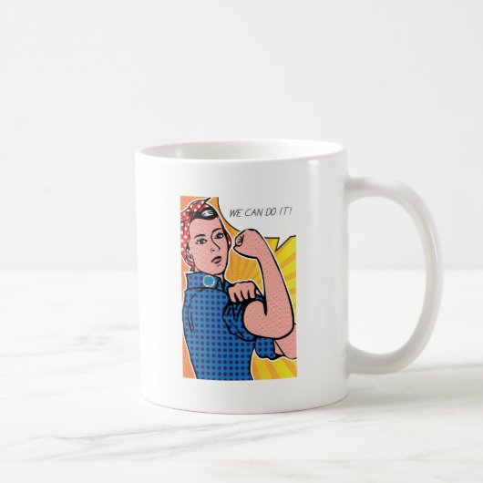 Mug Rosie le rivoir nous pouvons le faire ! Points (Droite)