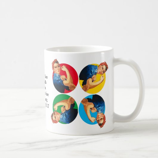 Mug ROSIE RIVETER Proverbes 31 (Droite)