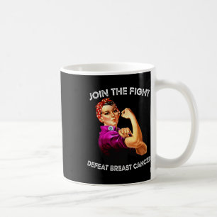 Mug Rosie The Riveter Defeat Sensibilisation au cancer