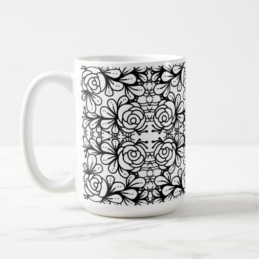 Mug rosiers de doodler (Gauche)