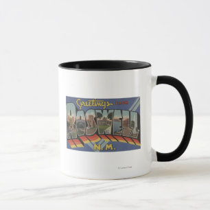 Mug Roswell, Nouveau-Mexique - Scènes de grandes lettr