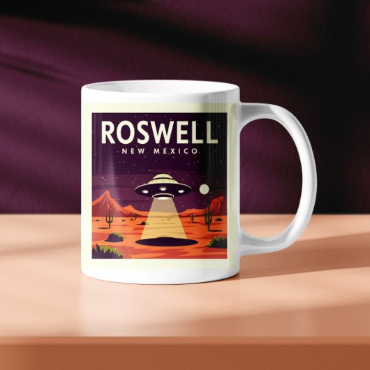Mug Roswell Nouveau-Mexique vintage