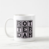 Mug Rotterdam, ville dans Pays-Bas (Gauche)