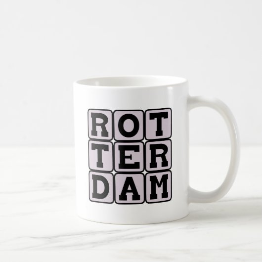 Mug Rotterdam, ville dans Pays-Bas (Droite)