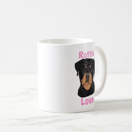Mug Rottie Love (Devant droit)
