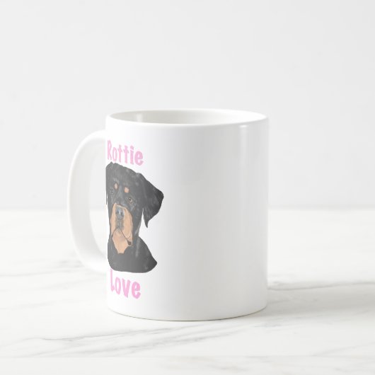 Mug Rottie Love (Devant gauche)