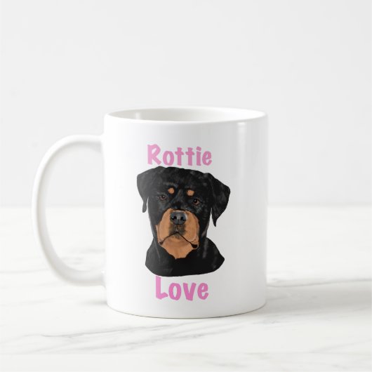 Mug Rottie Love (Gauche)