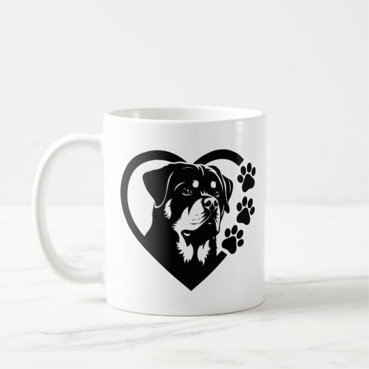 Mug Rottweiler (Gauche)