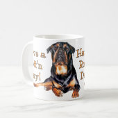 Mug Rottweiler A Un Jour Rotatif (Devant gauche)