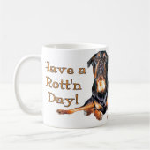 Mug Rottweiler A Un Jour Rotatif (Gauche)