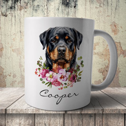 Mug Rottweiler aquarelle