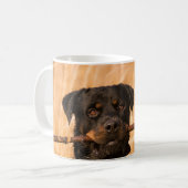 Mug Rottweiler avec bâton (Devant gauche)