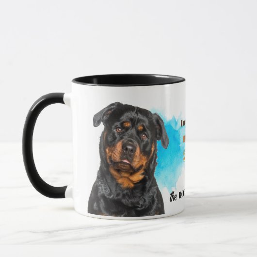 Mug Rottweiler Chien Loyal Ami (Gauche)